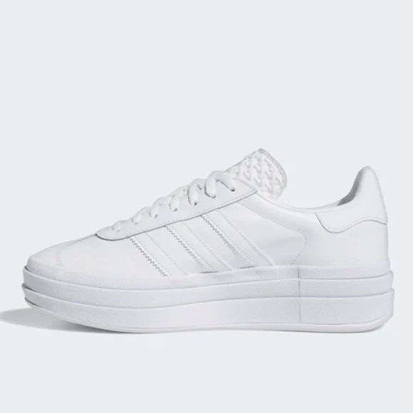 adidas Gazelle Bold Triple White - Picture 5 of 10